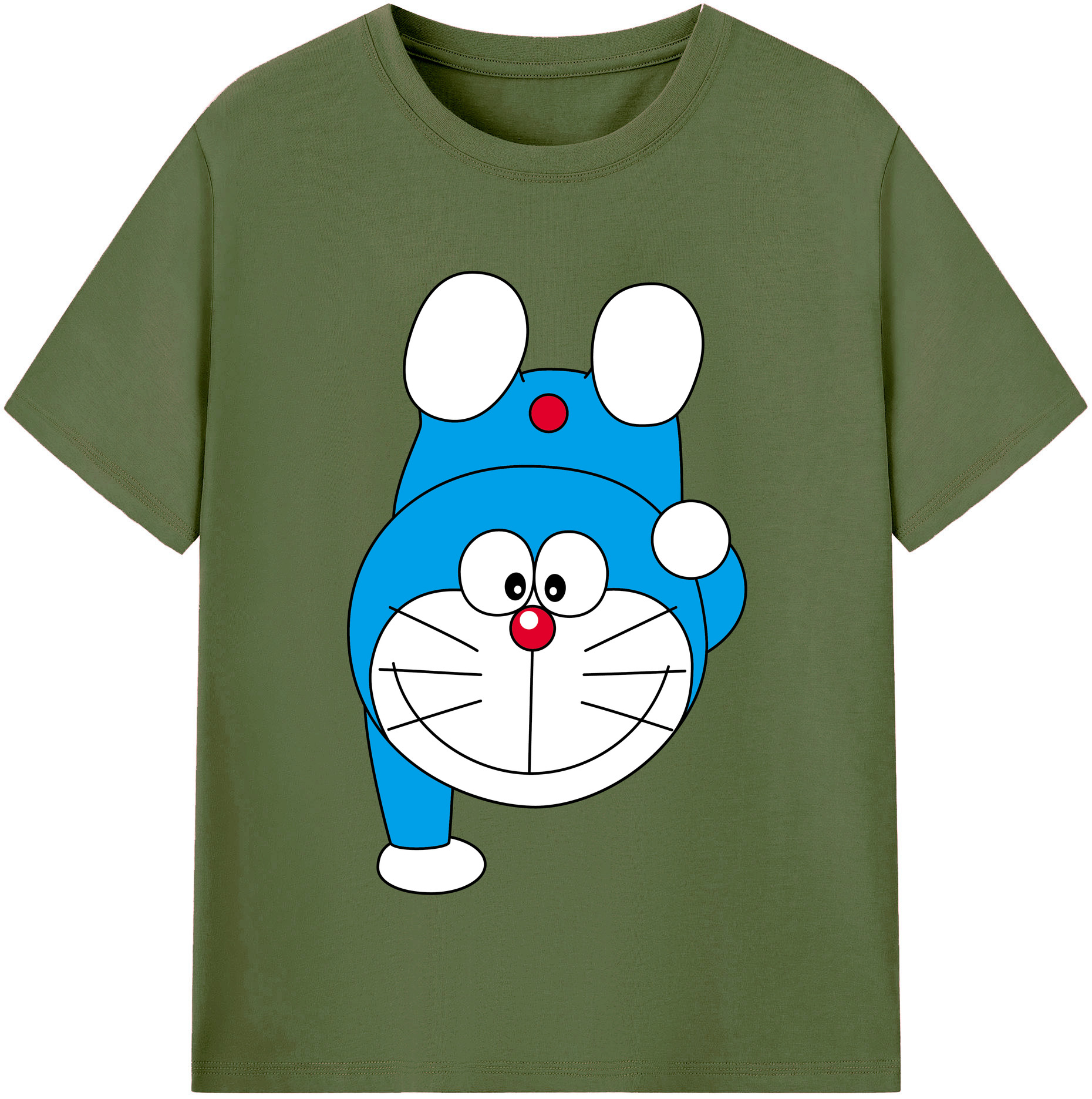 （画像用） ドラえもん Doraemon 綿100％半袖Tシャツ（フロントプリント）